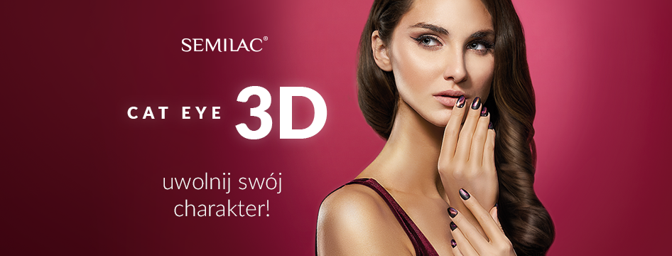 Semilac - cat eye 3D - fotografia reklamowa Poznań